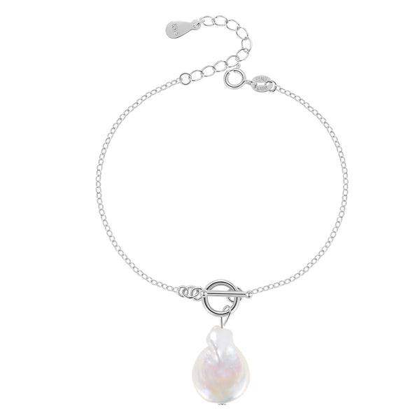 FS0232 925 Sterling Silver Freshwater Peral Bracelets
