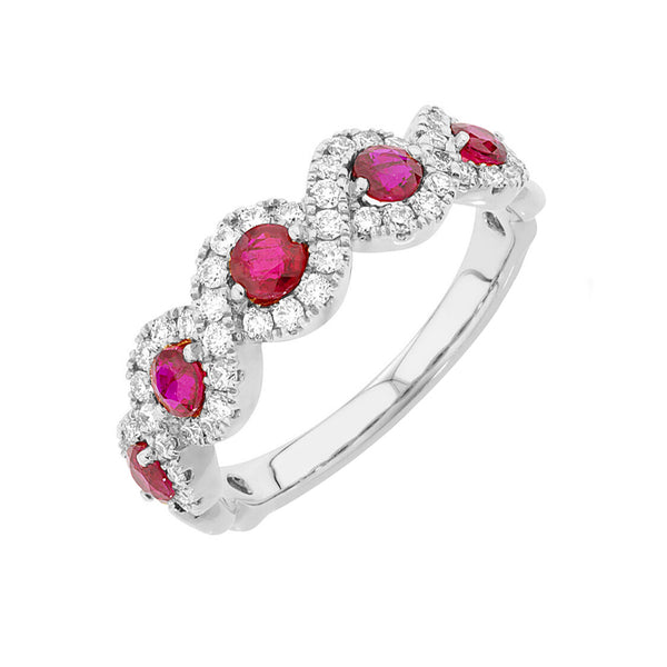 FJ0748 925 Sterling Silver Cubic Zirconia Women Ring