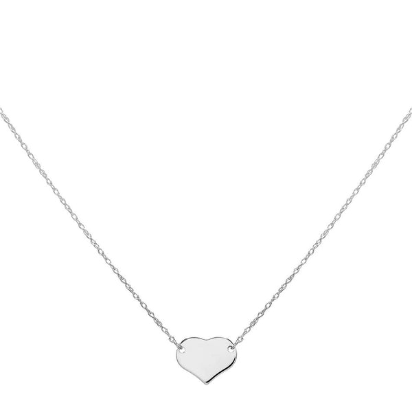 FX0186 925 Sterling Silver Heart Necklace