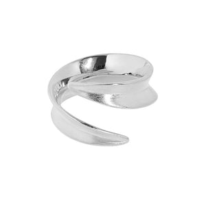 RHJ1085 925 Sterling Silver Wrong Side Open Ring