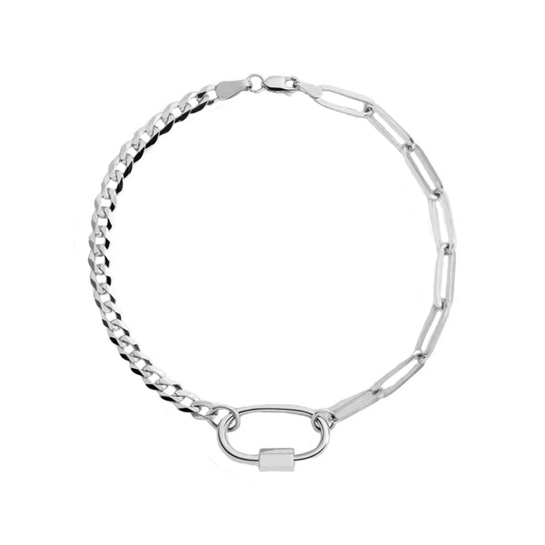 FS0176 925 Sterling Silver Special Chain Bracelet