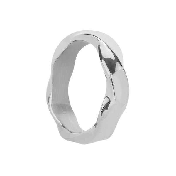 FJ0726 925 Sterling Silver High Polish Ring