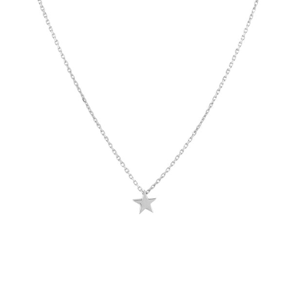 FX0291 925 Sterling Silver Star Necklace