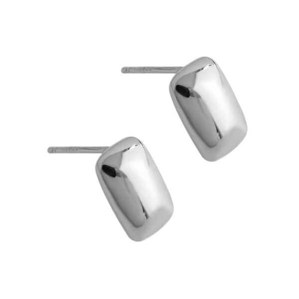 RHE1041 Retangle Geometry Stud Earring
