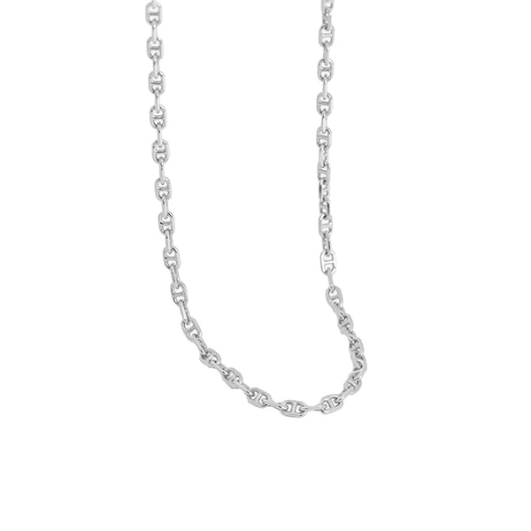 RHX1007 925 Sterling Silver Minimalist Pig Nose Necklace