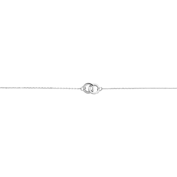 FS0136 925 Sterling Silver Connection Circle Bracelet