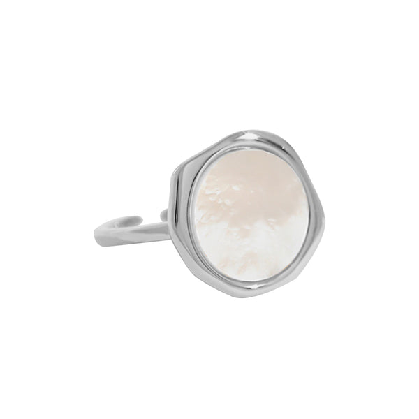 S925 RHJ1003 Fritillaria Adjustable Ring