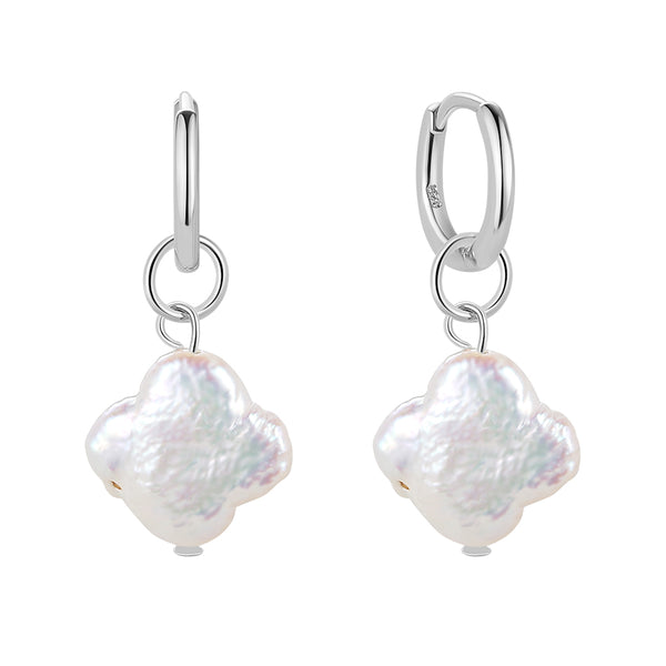 FE1701 925 Sterling Silver Freshwater Pearl Earring