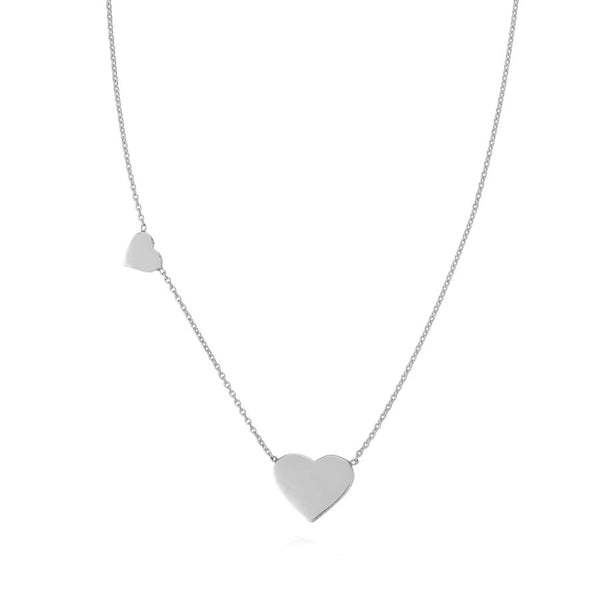 FX0561 925 Sterling Silver Mini Heart Necklace