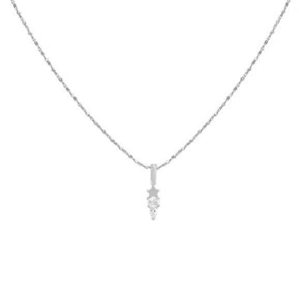 FX0402 925 Sterling Silver Mini Pendant Necklace