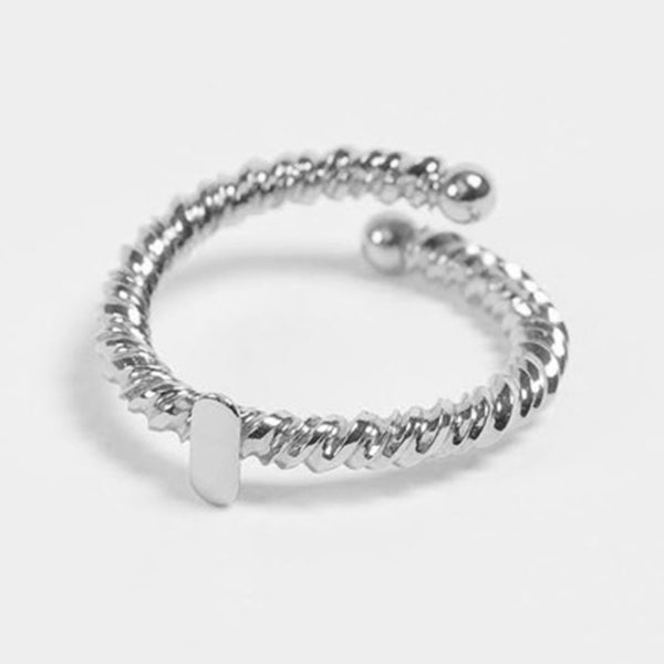 FJ0138 925 Sterling Silver Eternity Simple Ring