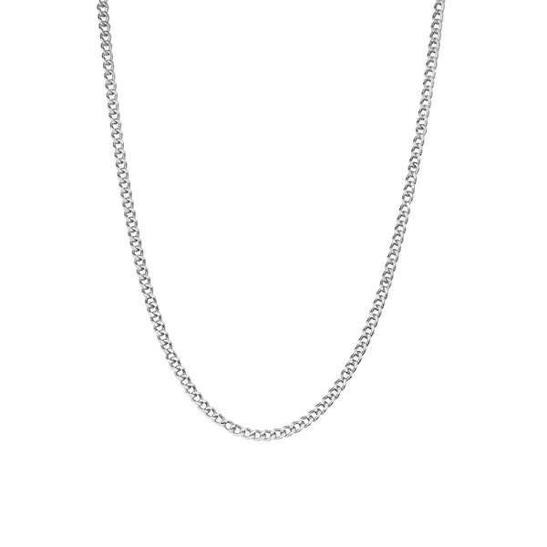 FX0432 925 Sterling Silver Fashion Chain Necklace