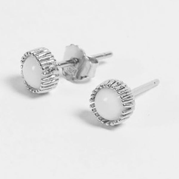 FE0402 Moonstone Stud Earring