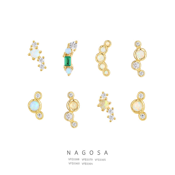 Piercing Opal Mini Stud Earrings