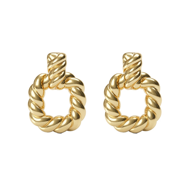 BVFE1050 Vintage Square Wist Stud Rarrings