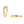 VFE1358 Polish Wave Huggie Hoop Earrings
