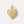 VFD0848 Heart Charm Whith CZ