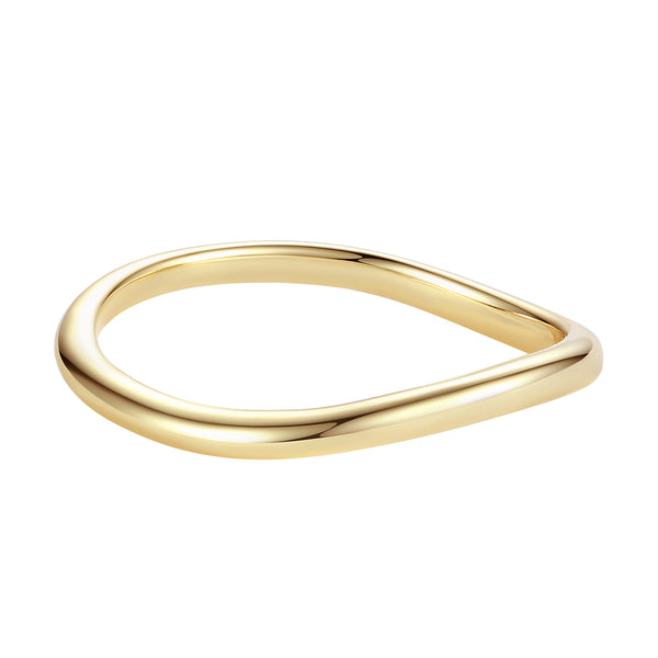 VFJ0842 Organic Wave Stacking Ring Set
