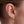 BVFE0762 Flower Half Hoop Earrings