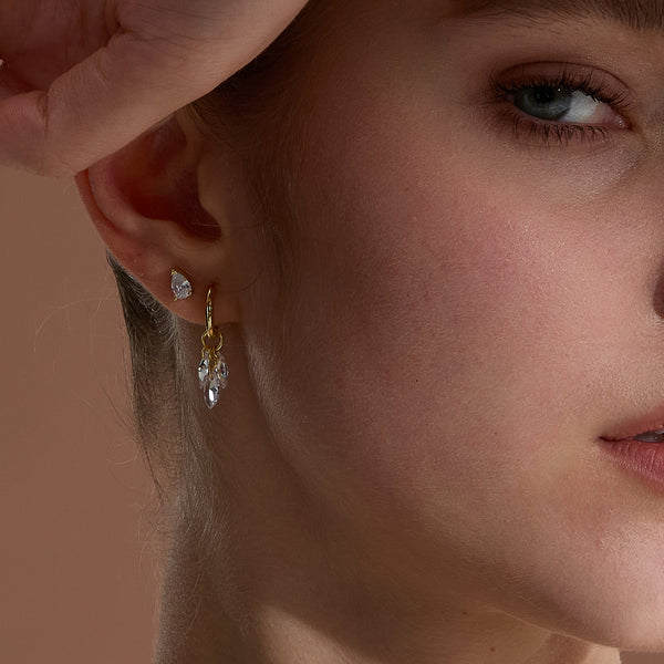 VFE1083 Cluster Drop Earrings