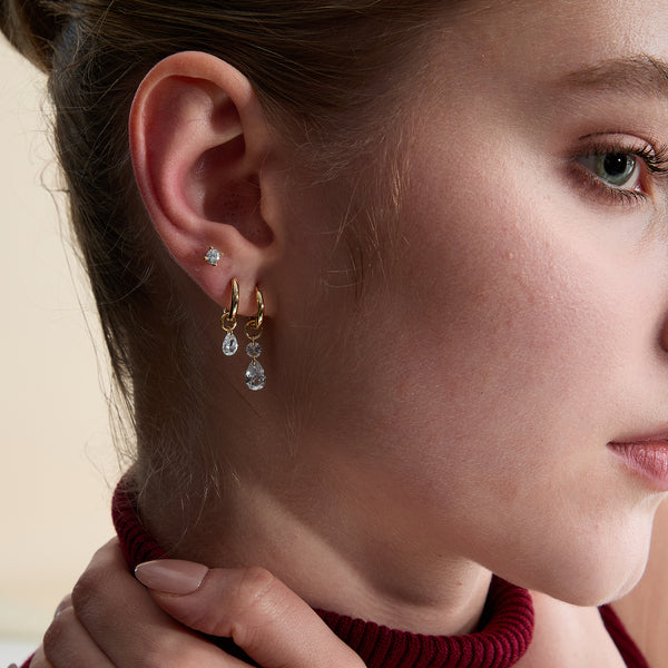 VFE1079 & VFE1080 Teardrop Pendant Earrings
