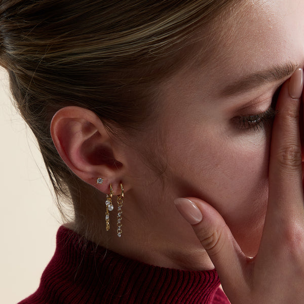 VFE1082 Tennis Drop Earrings