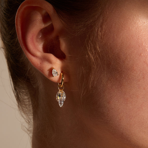 VFE1083 Cluster Drop Earrings