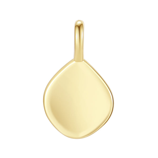 VFD0950 Geometric High Polish Tag Charm