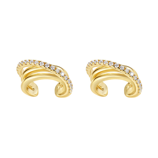 BVFE1251 Triple Band CZ Ear Cuff