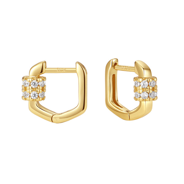 VFE1367 Carabiner Hoop Earrings