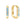 VFE1323 Rectangular Opal Hoop Earrings