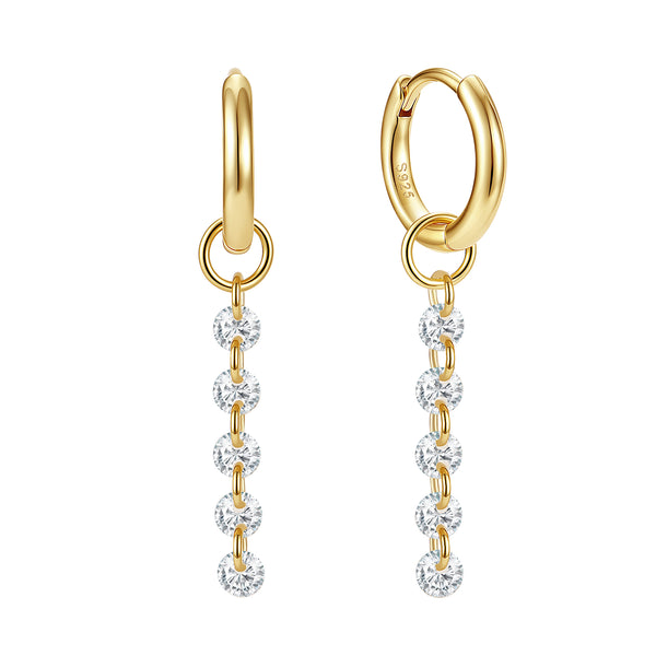VFE1082 Tennis Drop Earrings