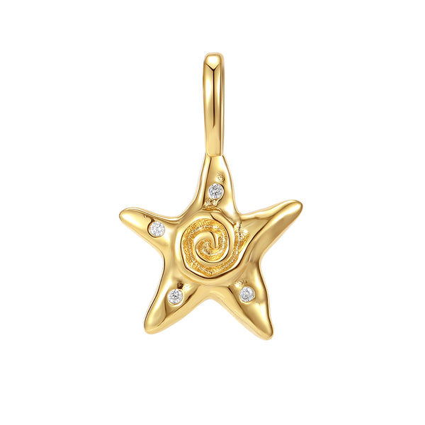 VFD0812 Starfish Necklace Charm