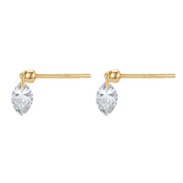 VFE1093 Marquise-Cut Stud Earrings