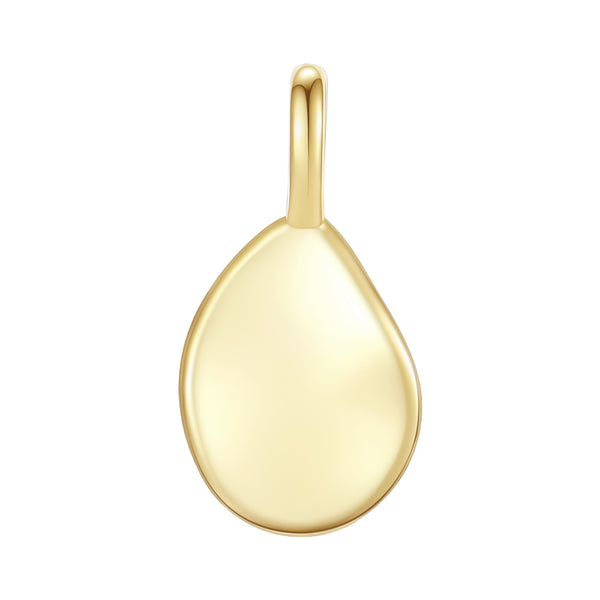 VFD0951 Geometric Oval Tag Charm