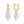 VFE1083 Cluster Drop Earrings