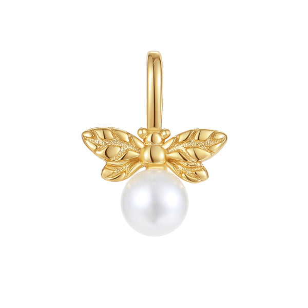VFD0743 Pearl Bee Charm