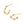 VFE1356 Essence Organically Shaped Open Hoop Earrings