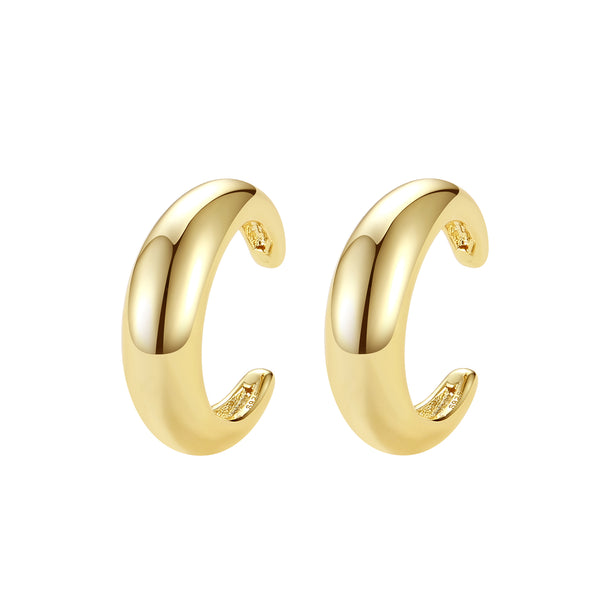 BVFE1256 Smooth-finish clip-on earrings