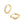 VFE1359 Wave pave CZ Huggie Earrings