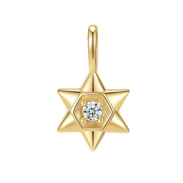 VFD0833 Hexagram Necklace Charm