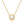 VFX0400 Bezel Mother Of Pearl Pendant Necklace