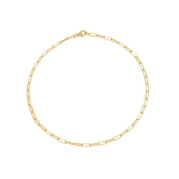 FA0014 925 Sterling Silver Bold Chain Anklet