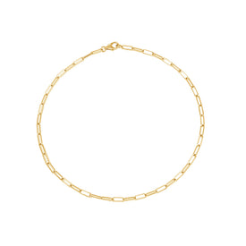 FA0014 925 Sterling Silver Bold Chain Anklet
