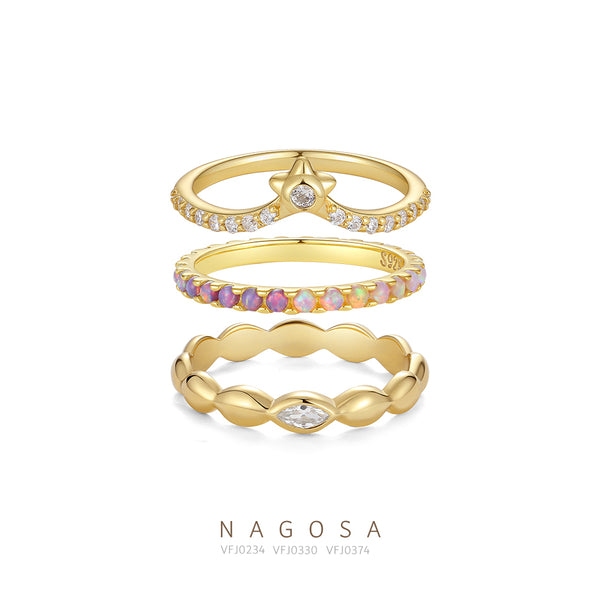 Eternity Stacked Rings