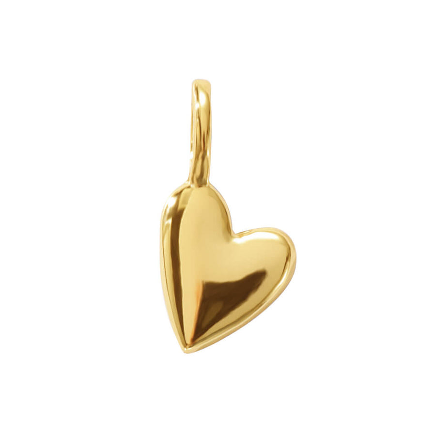 VFD0261 High Polish Heart Necklace Charm Pendant