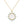 VFX0410 Mother Of Pearl Sun Round Coin Pendant Necklace