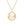 VFX0406 Sunburst Crescent Mother Of Pearl Coin Pendant  Necklace