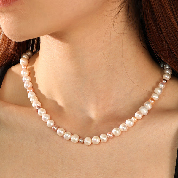 PN0097 925 Sterling Silver Freshwater Pearl Necklace
