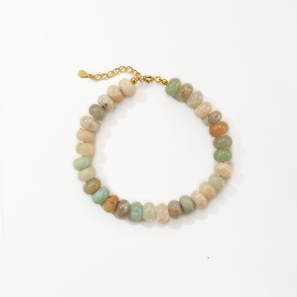 PB0149 925 Sterling Silver Charm Beads Women Bracelet